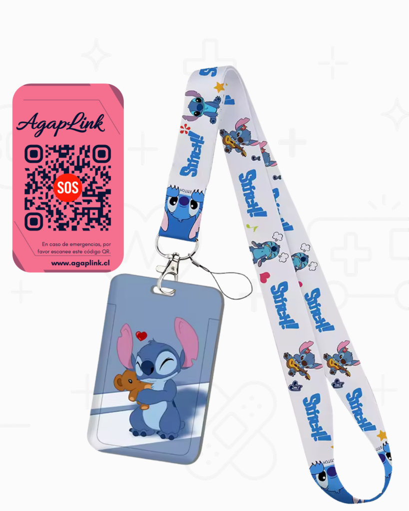 Lanyard Stich Blanco