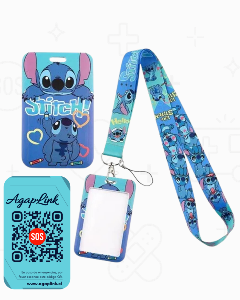 Lanyard Stich Azul