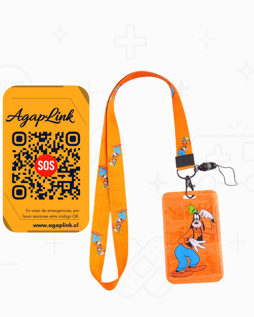 Lanyard Pluto Naranja